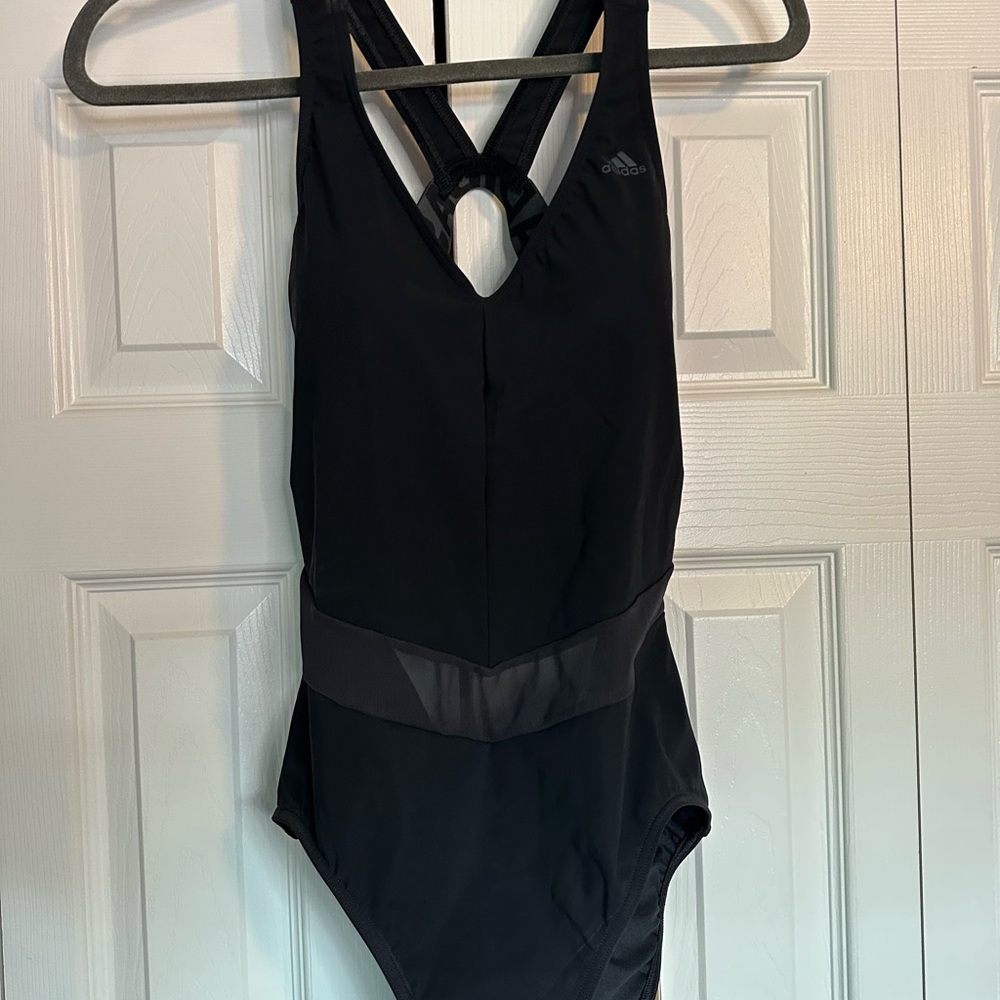 Adidas Black One Piece Swimsuit